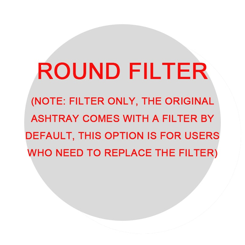 Air Purification Ashtray Filters Only