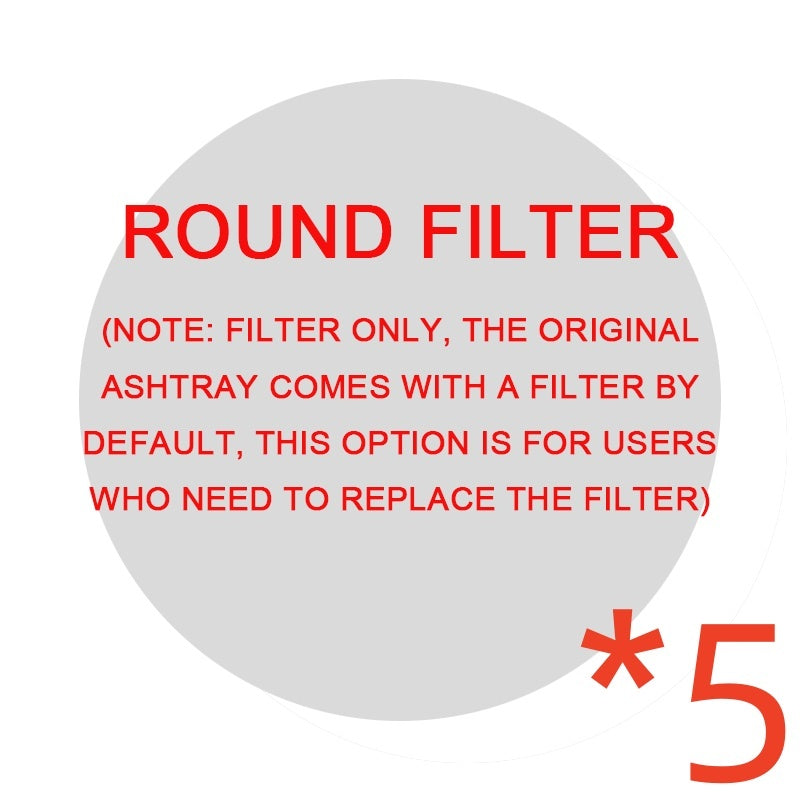 Air Purification Ashtray Filters Only