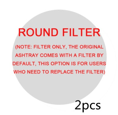 Air Purification Ashtray Filters Only