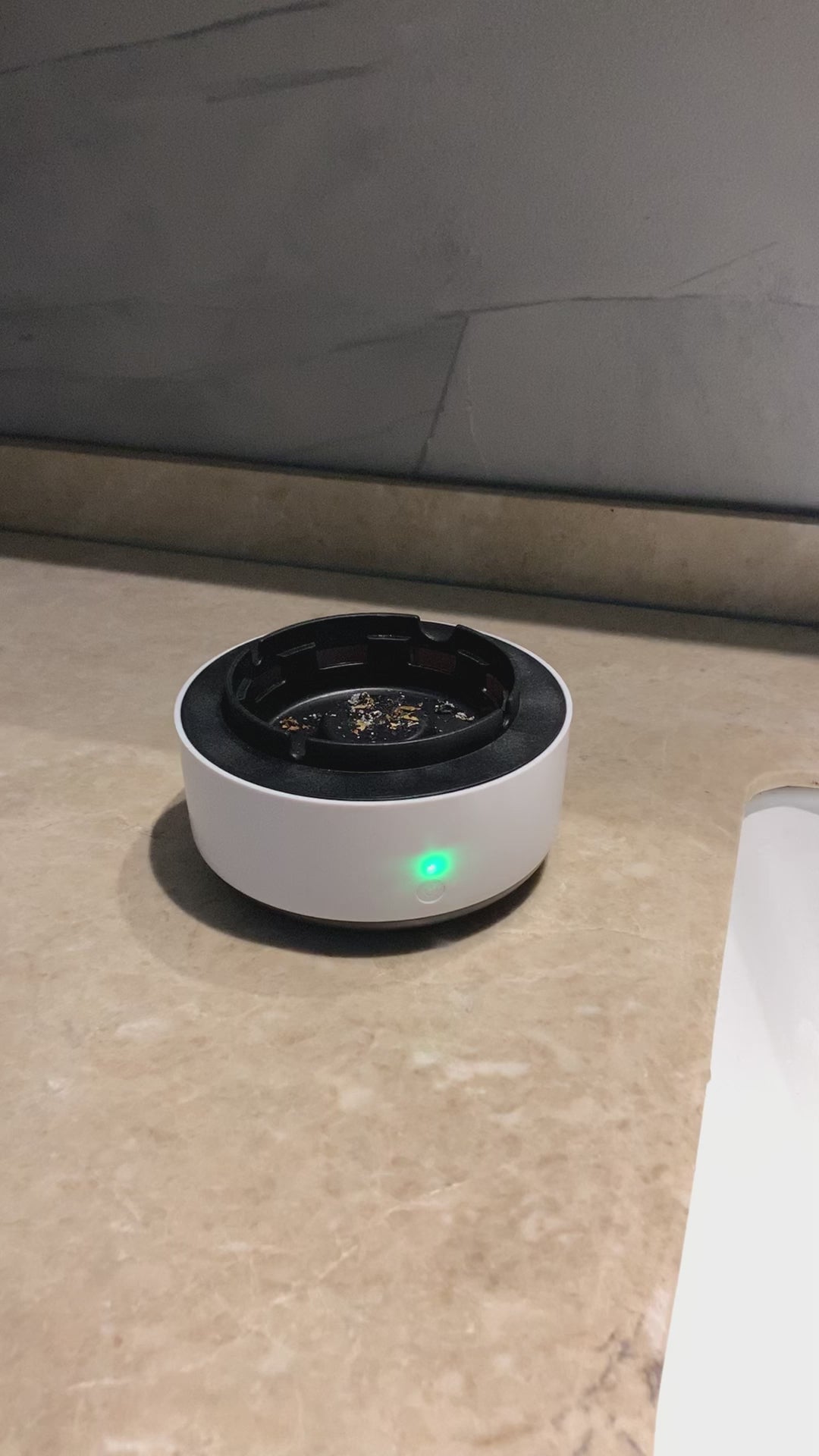 Smoke Removal Air Purification Ashtray video